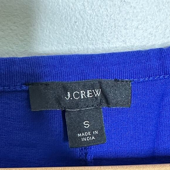 J. CREW High Low Tank Maxi Dress Cobalt Blue Sz S {3E2} - Picture 7 of 9